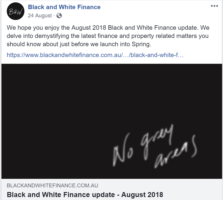 Black and White Finance